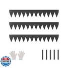 Vevor Steel Landscape Edging 3 Pack 40X6 Rust-resistant Metal Garden Border Flex. Fixed Price $45.83.