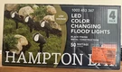 Hampton Bay 390 Lumen Low Voltage Black Led Outdoor Landscape Flood Light 4-PACK. Fixed Price $77.00.