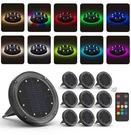 Color Changing Solar Ground Lights With 33FT Long Distance Remote Control - F.... Fixed Price $74.92.