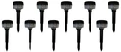 Set Of 10 Toro Contemporary Plastic Pathway Landscape Light #52805. Fixed Price $36.00.