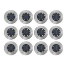 12 Pack Waterproof Warm Solar In Ground Lights Outdoor Garden Grond. Fixed Price $26.53.