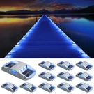 Agptek CDN-SDL01 Solar LIGHTS/12-PK/OUTDOOR Driveway Deck Dock Walkway/cool Blue. Fixed Price $110.00.