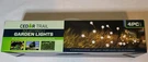 Cedar Trail Outdoor Waterproof Solar Lights Led 4 Pack Warm White Garden Nib. Fixed Price $12.97.