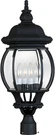 Maxim 1038BK Crown Hill 4 Light Outdoor Pole/post Lantern-black 27"H. Fixed Price $188.00.