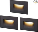 120V Dimmable Led Indoor Outdoor Step LIGHT,3000K Warm White,stair Light,pack Of. Fixed Price $58.50.