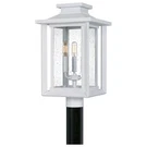 Wakefield 3-LIGHT Outdoor Post Mount In Matte White. Fixed Price $397.99.