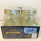 Ball Pint Pack Regular Mouth 140TH Anniversary Keepsake Jars 16OZ Mason. Fixed Price $19.99.