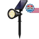 Innogear Solar Spot Lights Outdoor Flag Pole Landscape Wall Mount Garden 2-IN-1. Fixed Price $35.07.