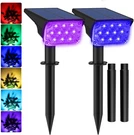 T-sunus Focos Solares Rgb Para Paisaje, Navidad Paquete De 2, Varios Colores. Fixed Price $53.06.