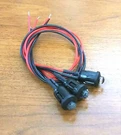 3 Super Bright Bbt 12 Volt Red Led 1/2" Snap-in Landscape Courtesy Lights. Fixed Price $12.95.