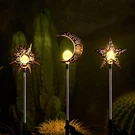 Tryme Solar Lights Outdoor Garden Decorations Sun Moon Star Stake Decor.... Fixed Price $41.52.