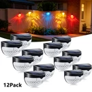 12X Solar Powered Led Lights Fence Wall Outdoor Garden Yard Lamp Waterproof. Fixed Price $21.11.