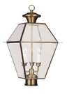 Livex Lighting 2384-01 Westover Post Accessories Antique Brass. Fixed Price $499.96.