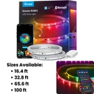 Govee Rgbic Led Strip Lights, Smart Bluetooth, App Control-all Sizes. Fixed Price $99.99.