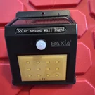 Baxia Technology BX-001 Solar Sensor Wall Light Led 120LM Outdoor Motion Blk. Fixed Price $10.00.