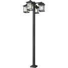 Z-lite 531-4-536P-BK Portland Light 99 Inch Black Outdoor Post Mounted Fixture. Fixed Price $1555.50.