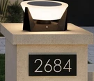 Mvbt Solar Outdoor Post Light Black White 28.5CM Column Lamp US-C3008E-S-28. Fixed Price $119.99.