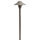 Kichler Dome Path Light 6", Textured Architectural Bronze - 15470AZT. Fixed Price $104.99.