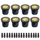 8-PACK Low Voltage 350 Lumens Bronze Outdoor Integrated Led Ground Well Light. Fixed Price $190.37.