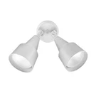 Nicor Lighting 300W White Double Cone Adjustable Security Flood (11122). Fixed Price $104.28.