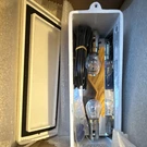 Focus Outdoor Landscape Lighting Fixture White Incandescent 2-LIGHT Metal Etl. Fixed Price $109.00.