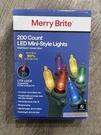 Merry Brite 200 Count Led Mini-style Lights. Multi Bulb/green Wire. 40 Foot. Fixed Price $24.99.