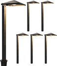 6 Pack Ul Listed Low Voltage Pathway Lights, 12V 3W 140LM 3000K Waterproof Led. Fixed Price $120.99.