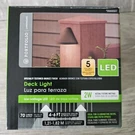 Harbor Breeze Hardwired Bronze Led Outdoor Deck Light - New. Fixed Price $24.89.