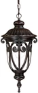 Acclaim Naples 1-LIGHT Outdoor Hanging Lantern Marbleized Mahogany. Fixed Price $293.99.