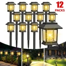1/12 Pack Solar Pathway Lights Outdoor Waterproof Led Landscape For Yard. Fixed Price $22.99.