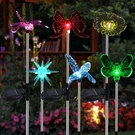 6 Pack Solar Garden Stake Outdoor, Butterfly Figurine Lights, Multi. Fixed Price $41.16.