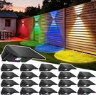 Solar Fence Lights Outdoor, 20 Pack Up Down Wall For Outside, IP67. Fixed Price $157.58.