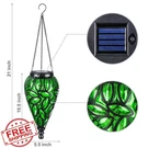 Sunnypark Solar Hanging Lantern, 15 Led Twinkle Effect Garden Light. Fixed Price $35.99.