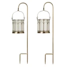 Hearth & Home Outdoor Stake Led Candle Lantern Antique Brass Finish. Fixed Price $34.99.