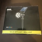 Amir Solar Spotlights Outdoor Upgraded, Waterproof 1 Pack Security Landscape .... Fixed Price $19.95.