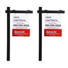 Vinyl Pvc Real Estate Sign Post 6FT Black 36 Arm 2 Pack Kdgarden Flat. Fixed Price $299.99.