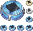 Pack Solar Deck Lights - 3 Color Modes, IP68 Waterproof For Outdoor Use. Fixed Price $99.99.