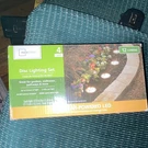 Mainstays Solar Led Pathway Lights 4 Pack, 3000K Warm White, Outdoor. Fixed Price $40.00.