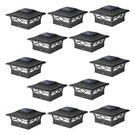 Solar Post Cap Lights Outdoor 12PACK, Waterproof Powered Deck Fence Pos.... Fixed Price $81.69.