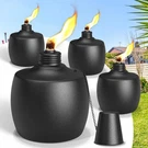 4-PACK Citronella Torches, 21.5 Oz For Black Pcs. Fixed Price $50.69.