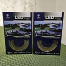 Lot Of 2 Aurora Golden Led Light Rope 16 Ft Indoor Outdoor Connect Together Nib. Fixed Price $29.99.