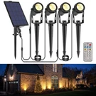 B-right Solar Spot Lights Outdoor, 8 Modes IP65 Waterproof Powered Gard.... Fixed Price $77.19.