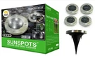 Touch Of Eco Solar Sunspot 4-PACK Disc Lights Usa Seller Free Shipping. Fixed Price $16.00.