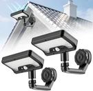 Magnetic Solar Lights Outdoor Motion Sensor, No Drill Installation, 92 Led 270. Fixed Price $64.06.