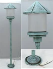Kichler 6-GROOVE Verdigris Outdoor Landscape Light W/ 24" Stem, Flange 120V. Fixed Price $99.50.