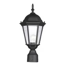 Livex Lighting 7558-14 Textured Black Outdoor Post Top Lantern,. Fixed Price $102.90.