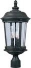 Maxim 3022 Bronze Dover 26"H 3-LIGHT Post With Clear Seedy Glass. Fixed Price $313.20.