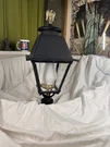 Post Yard Light Vintage Nos Eagle Patriot Brass Metal 3 Inch Glass Heavy. Fixed Price $125.00.