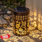 Fussion Solar Lantern Outdoor Waterproof Hummingbird Garden. Fixed Price $20.00.