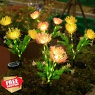 Aureate Horizon Solar Flowers 4PK Yellow Pink Garden Yard Decor Lights. Fixed Price $45.99.